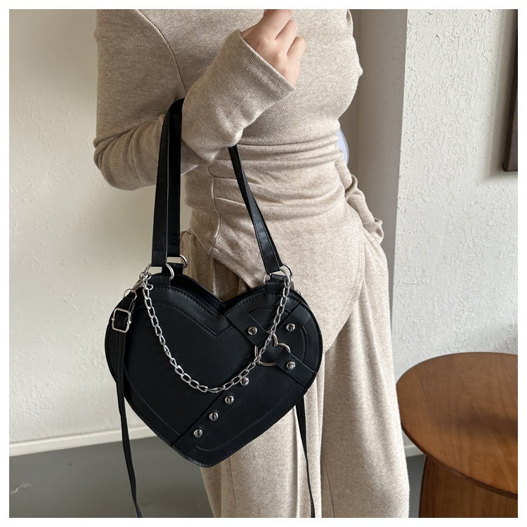VelvetStitch Heart Bag