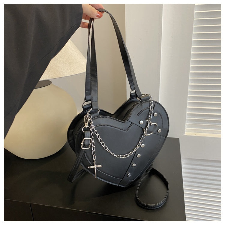 VelvetStitch Heart Bag
